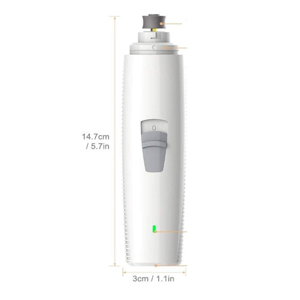 Dog Nail Grinder and Clippers Quiet 6h Working Time F365261