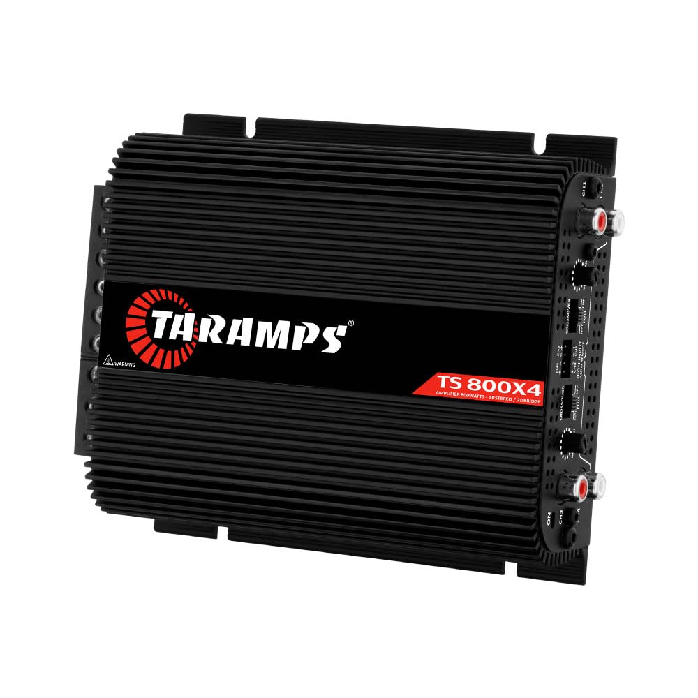 Black 800W RMS 4 Channel Class D Car Amplifier X97587