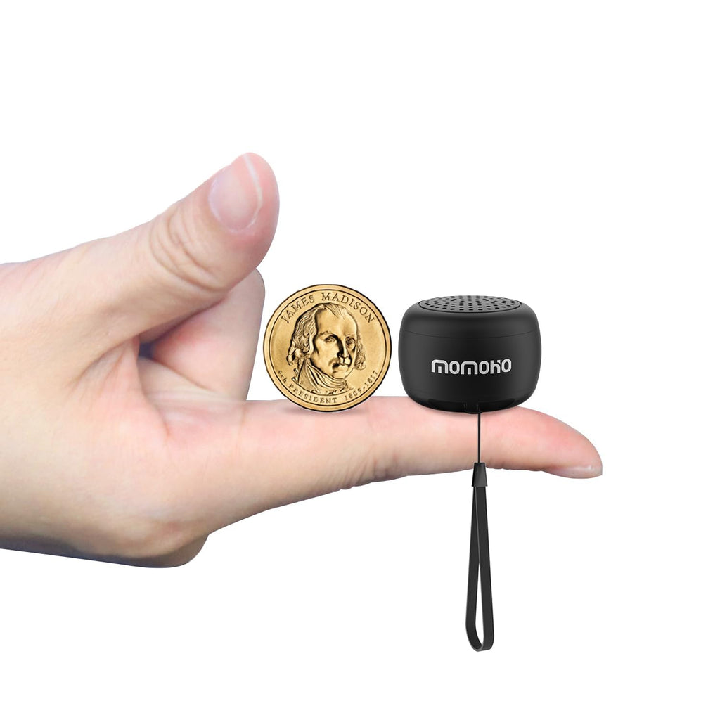 Black Mini Bluetooth Speaker with Built-in Mic D44665