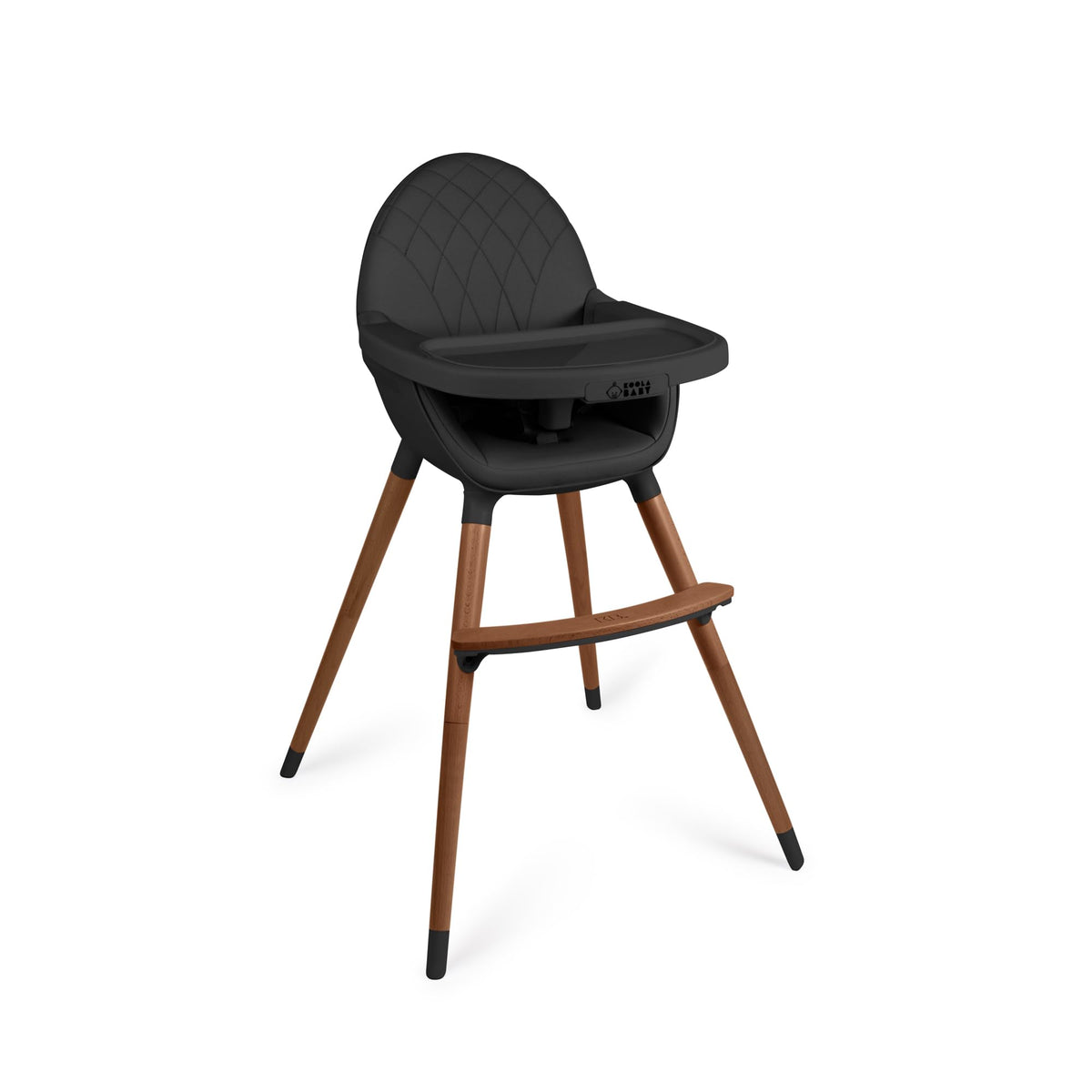 Convertible Wooden High Chair with Adjustable Height H406