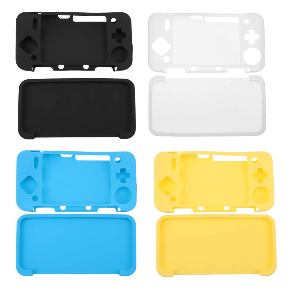 Silicone Protector Cover Skin Case for New 2DS XL New 2DS LL Console (Yellow) C27154