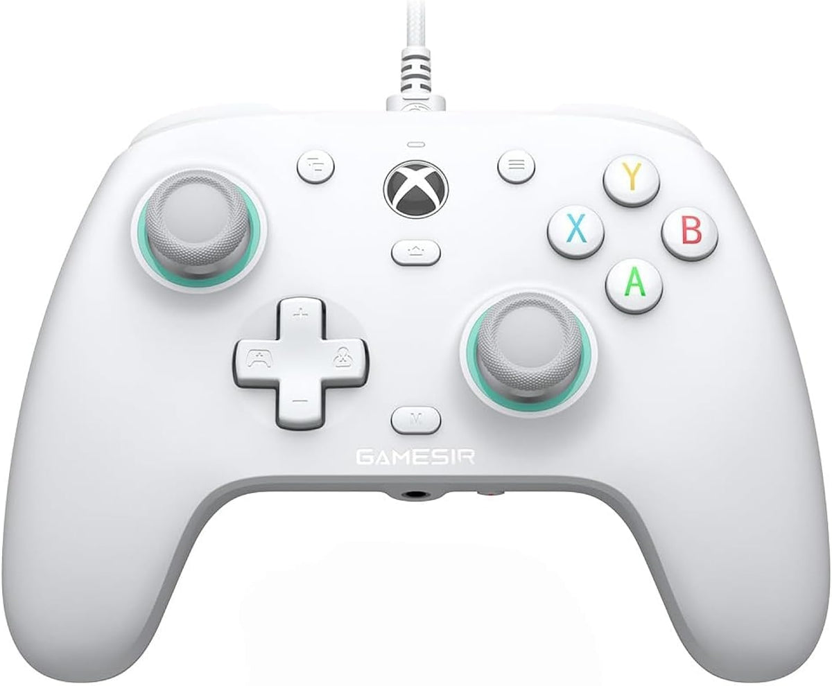 Wired Gamepad with Hall Effect Joysticks and 3.5 mm Audio Jack White T250103