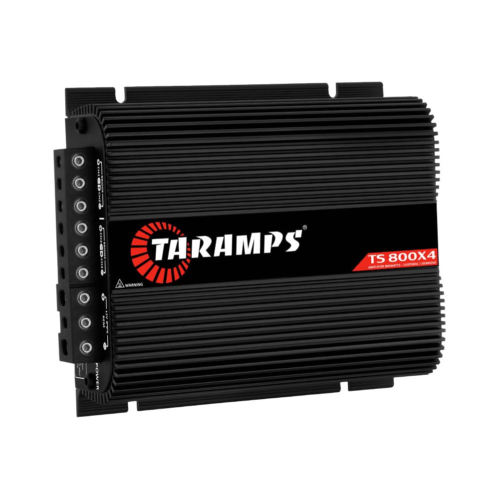 Black 800W RMS 4 Channel Class D Car Amplifier X97587