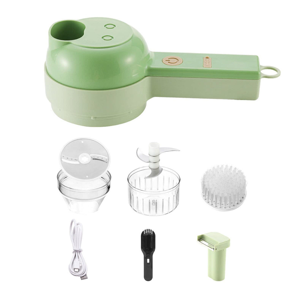 4 in 1 Handheld Electric Vegetable Cutter Set P790194