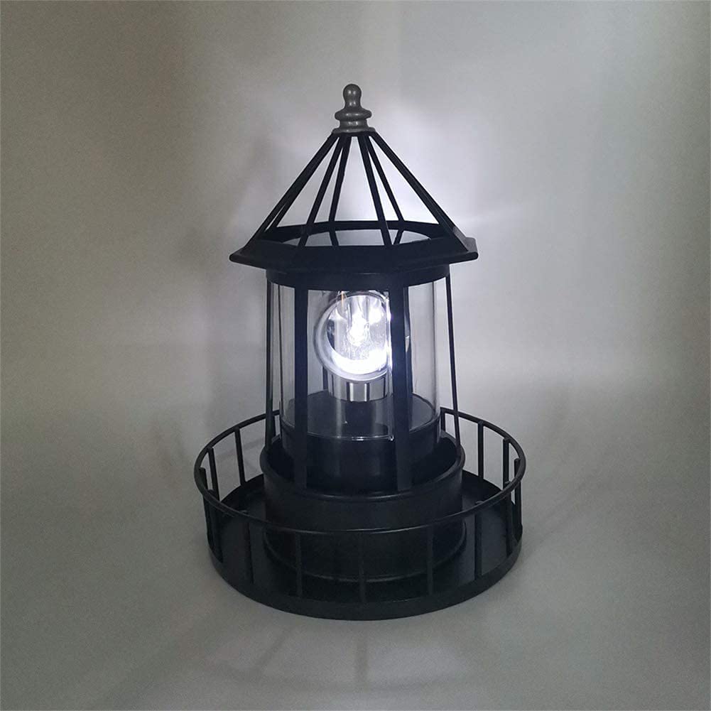 Solar Powered Lighthouse Garden Decoration L80900