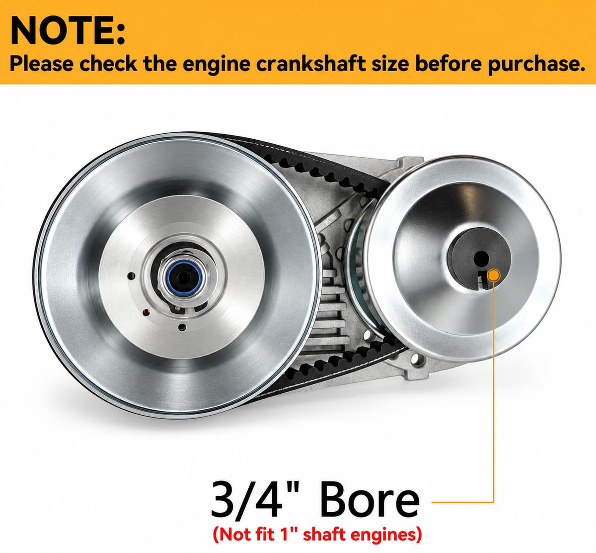 30 Series Torque Converter 3/4" Bore CVT Clutch Kit O12460