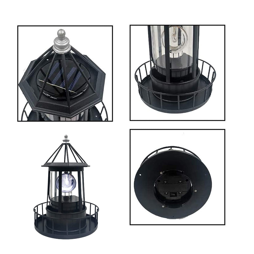 Solar Powered Lighthouse Garden Decoration L80900