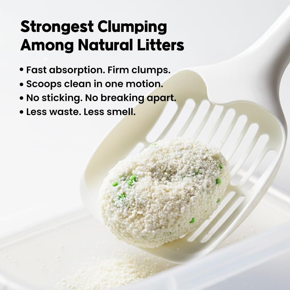 Cassava Cat Litter, Odor Control Dust-Free Clumping Litter T808170