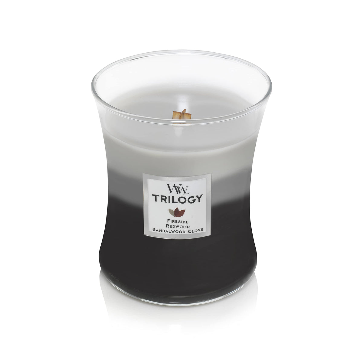 Scented Candle, 16oz Soy Blend Wax Wood Wick A5582