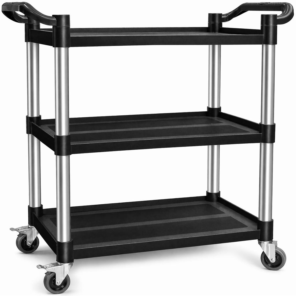 3 Tier Plastic Utility Cart with Wheels E15524