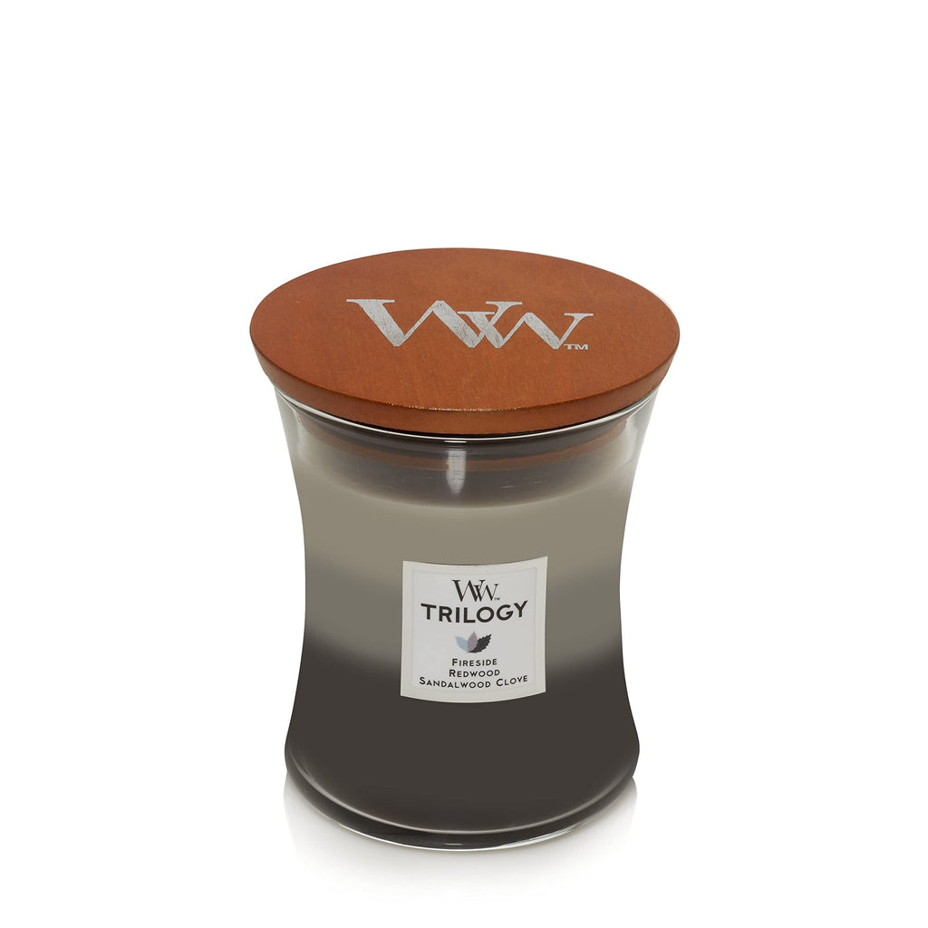 Scented Candle, 16oz Soy Blend Wax Wood Wick A5582