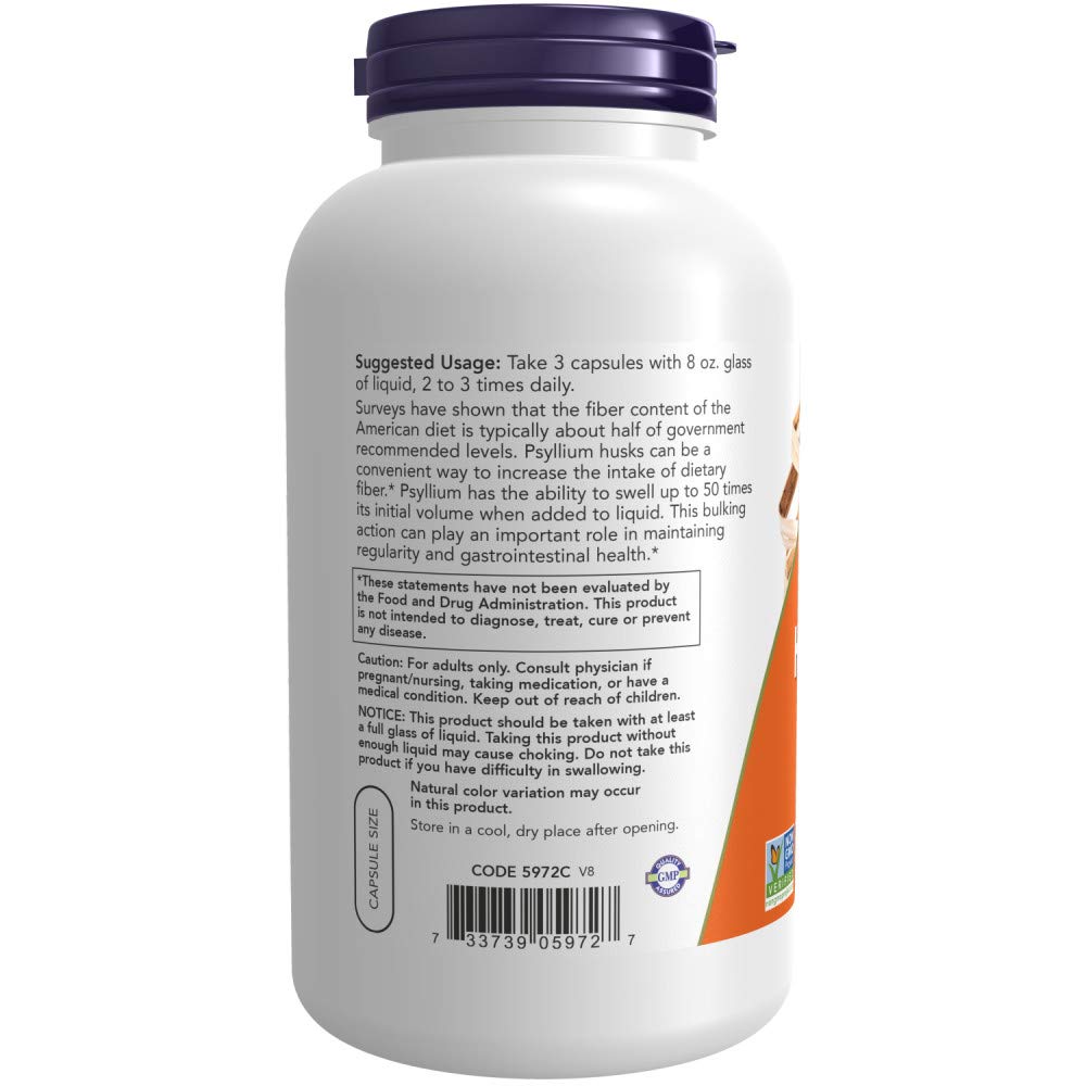 Psyllium Husk 500mg 500 Capsule 2 Pack W5766