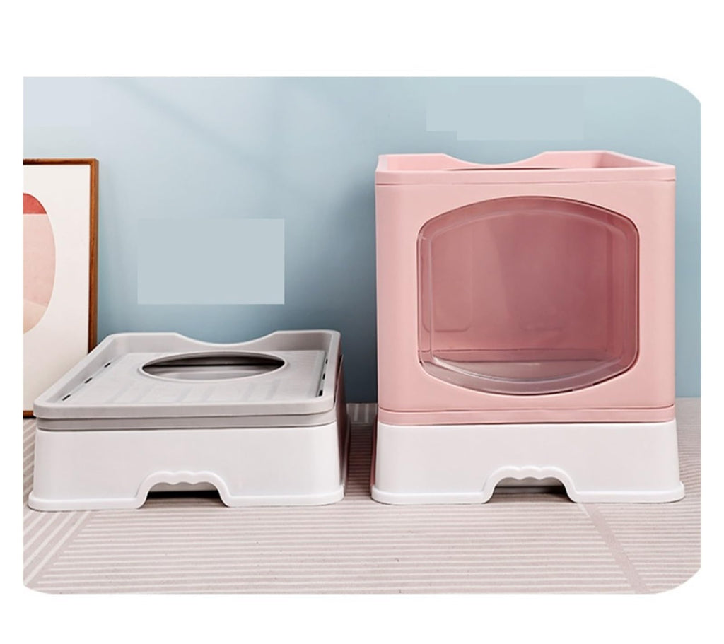 Foldable Cat Litter Box with Lid T53039