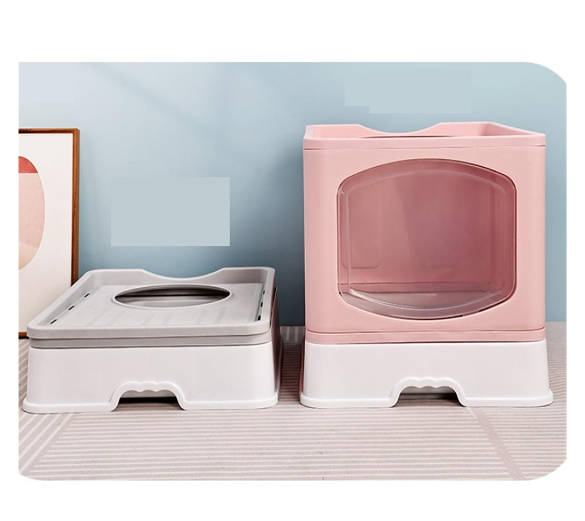 Foldable Cat Litter Box with Lid T53039