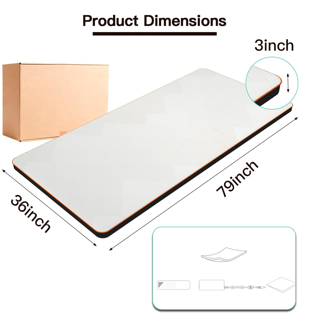 Twin XL Heating Massage Mat J958646