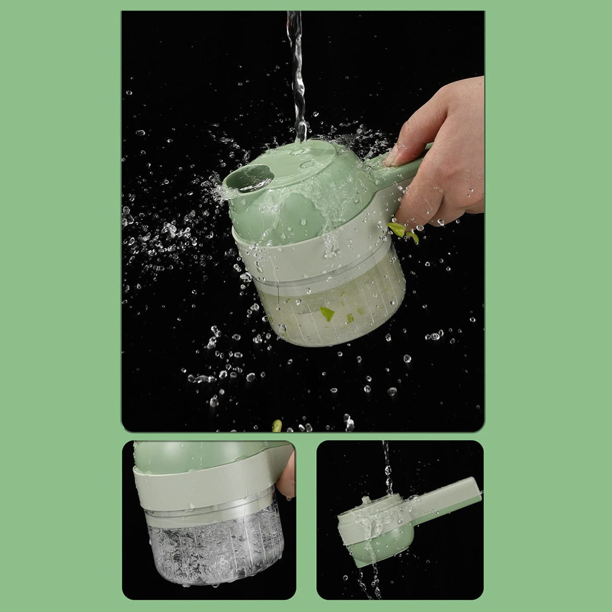 4 in 1 Handheld Electric Vegetable Cutter Set P790194