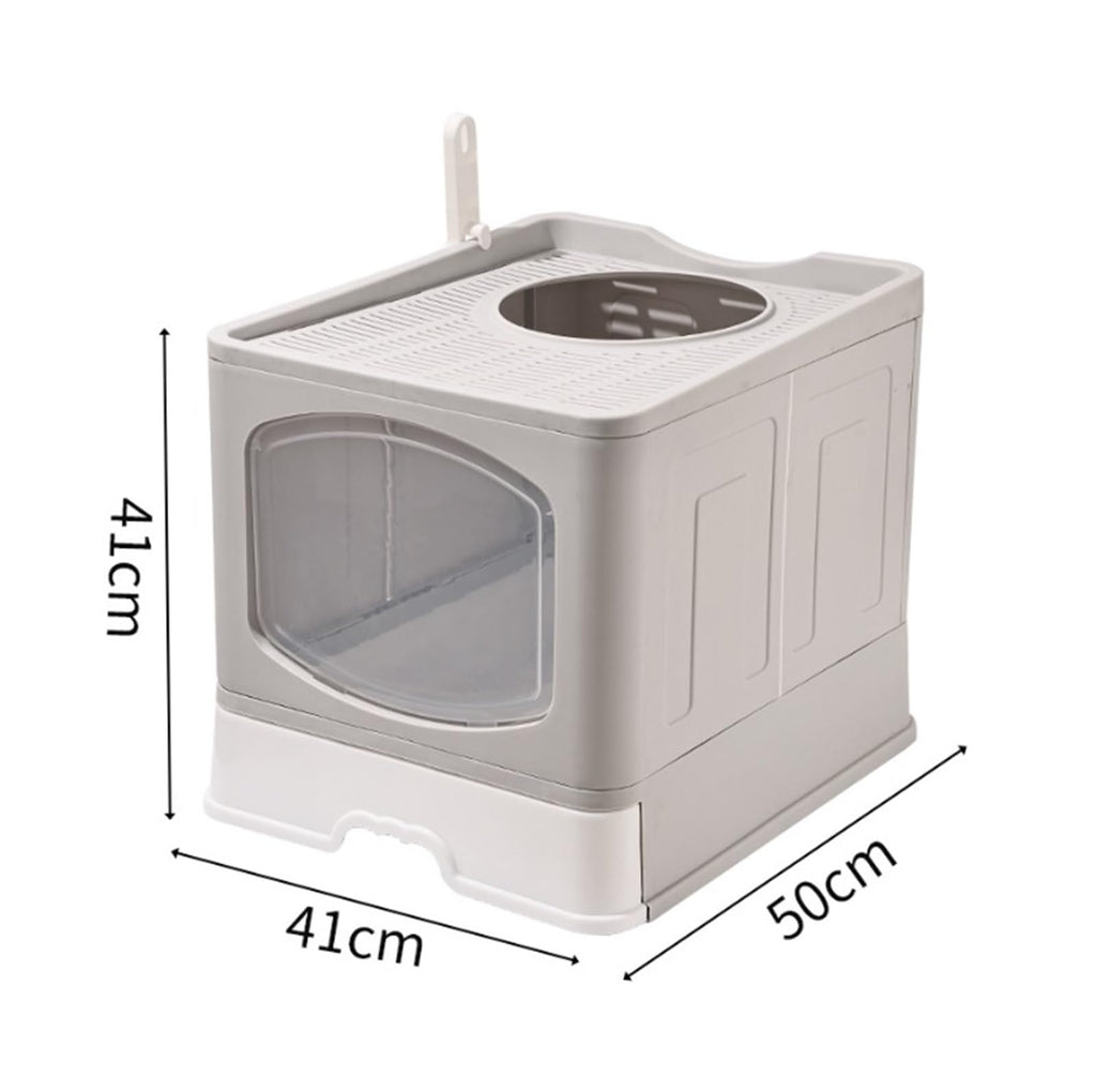 Foldable Cat Litter Box with Lid T53039