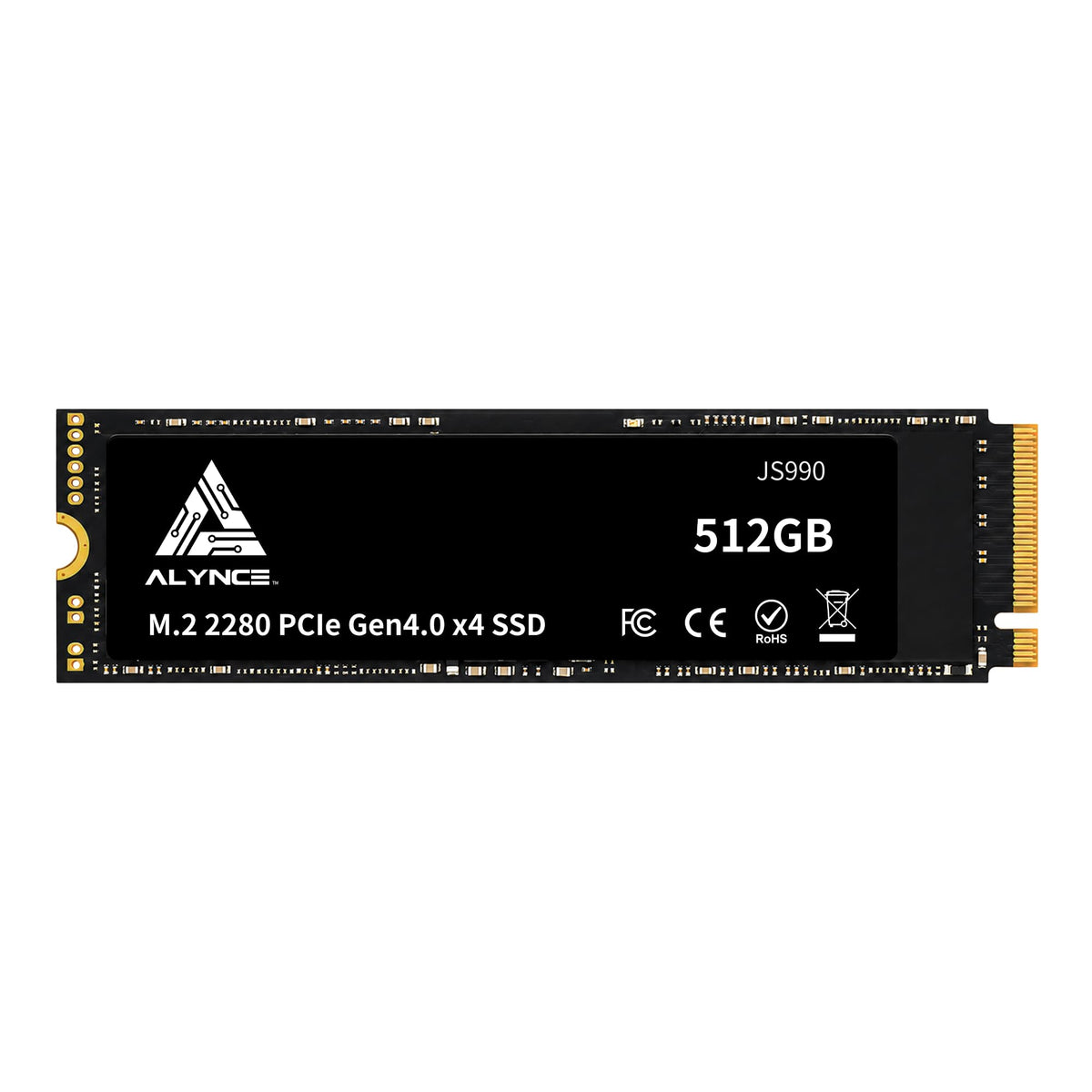 512GB PCIe Gen4 x4 NVMe M.2 2280 SSD O9129