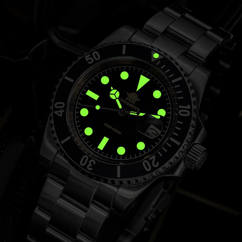 41MM Quartz Dive Watch Stainless Steel Bracelet U52612