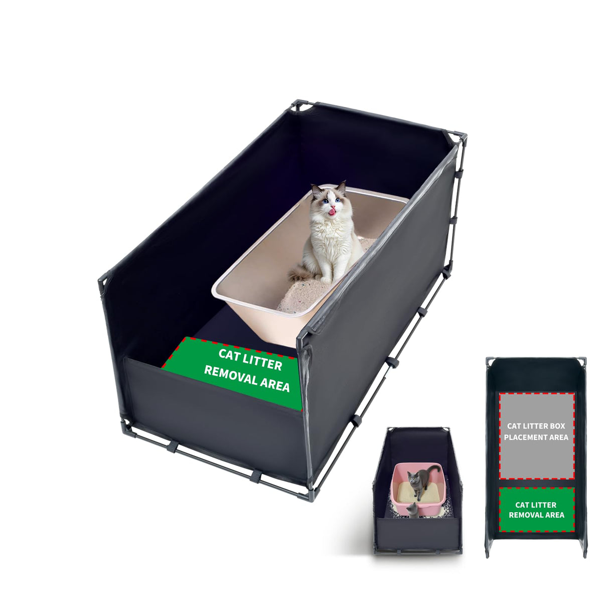 Large Cat Litter Box Enclosure M267