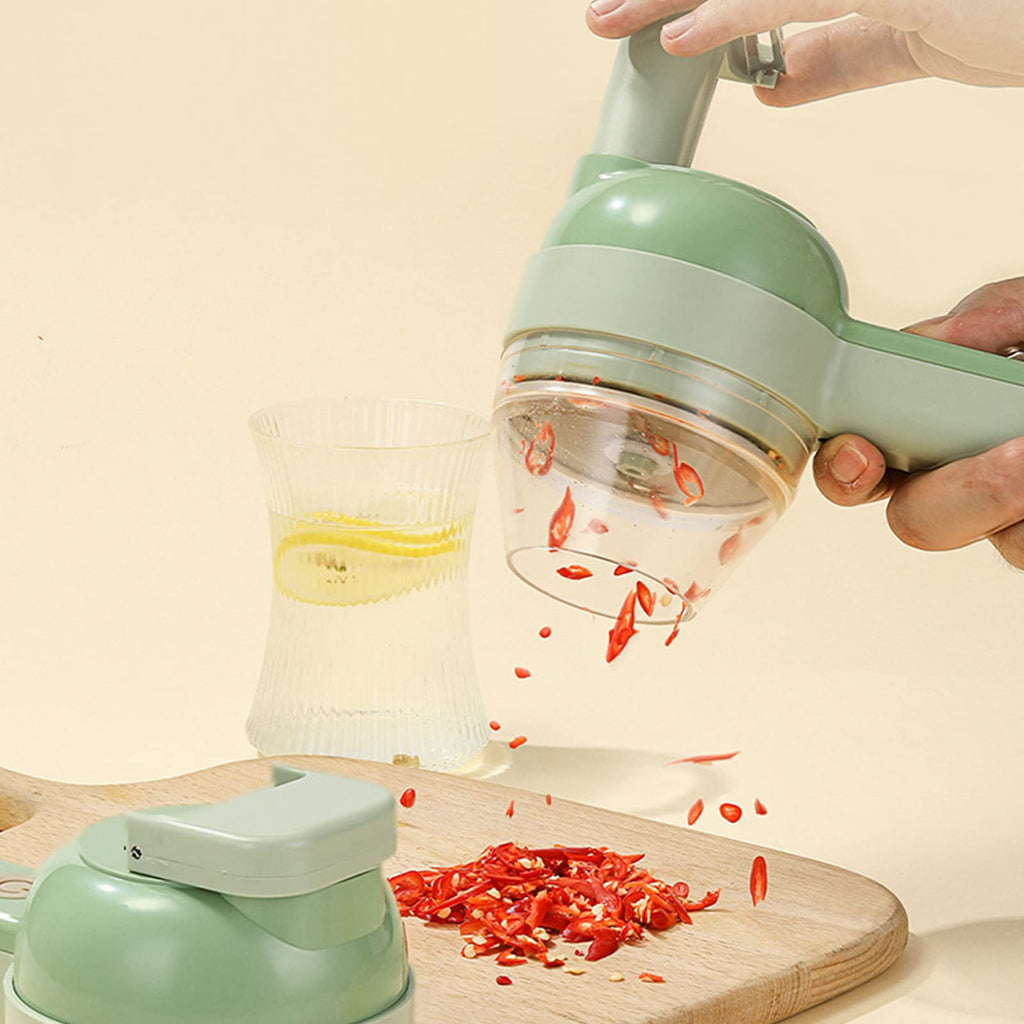 4 in 1 Handheld Electric Vegetable Cutter Set P790194