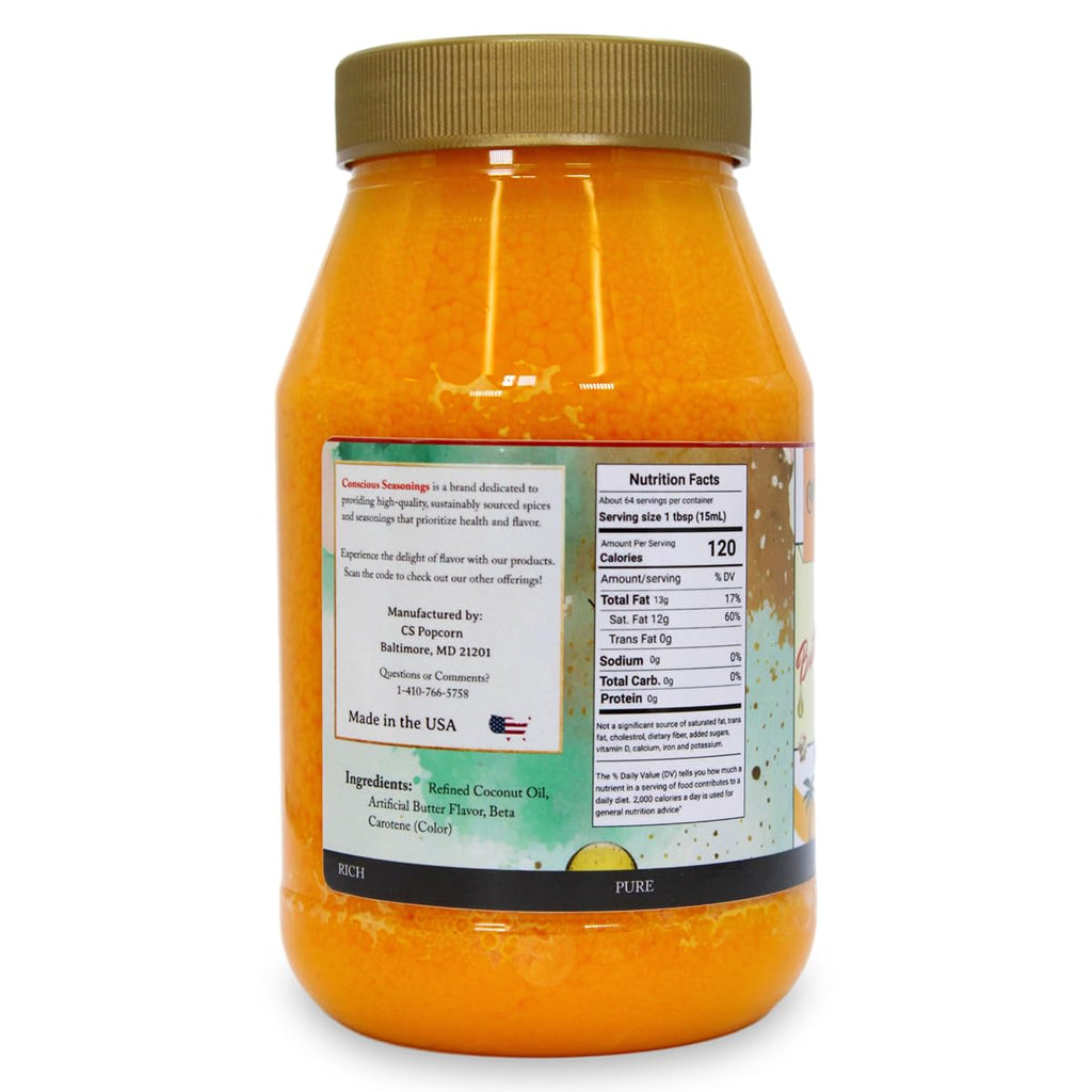 Butter Flavored Coconut Oil 32 oz M840
