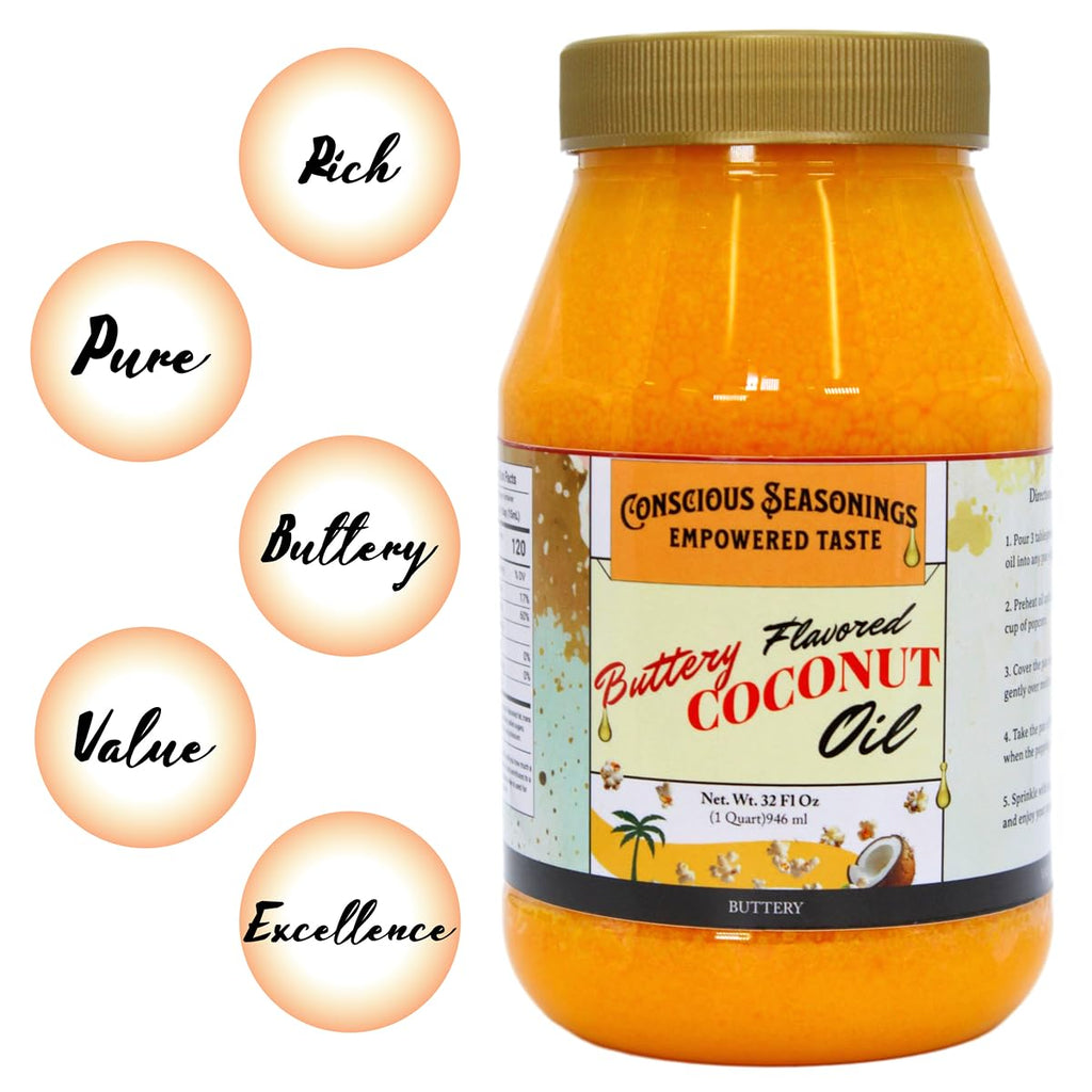 Butter Flavored Coconut Oil 32 oz M840