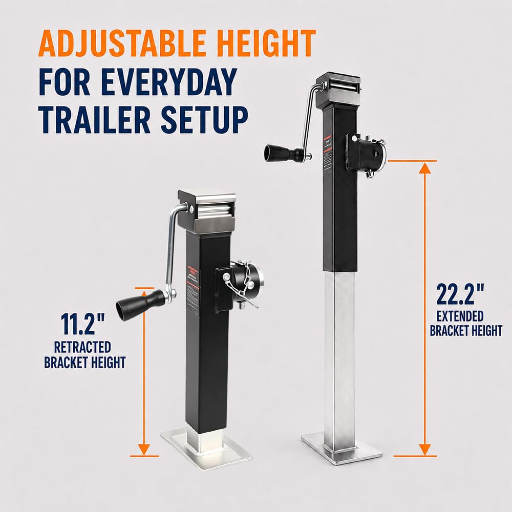 Heavy Duty 5000LB Trailer Jack with Lock Pin N9595