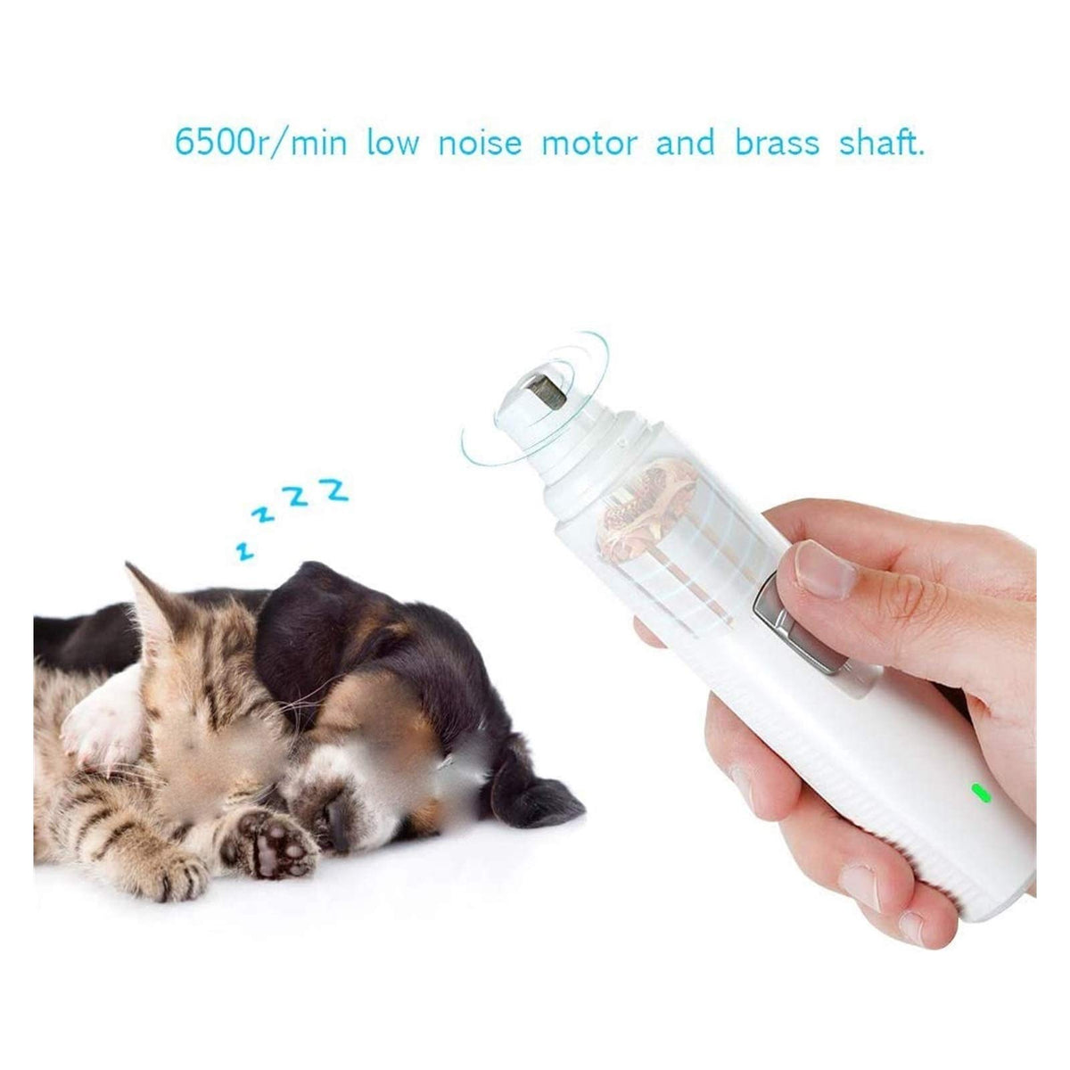 Dog Nail Grinder and Clippers Quiet 6h Working Time F365261