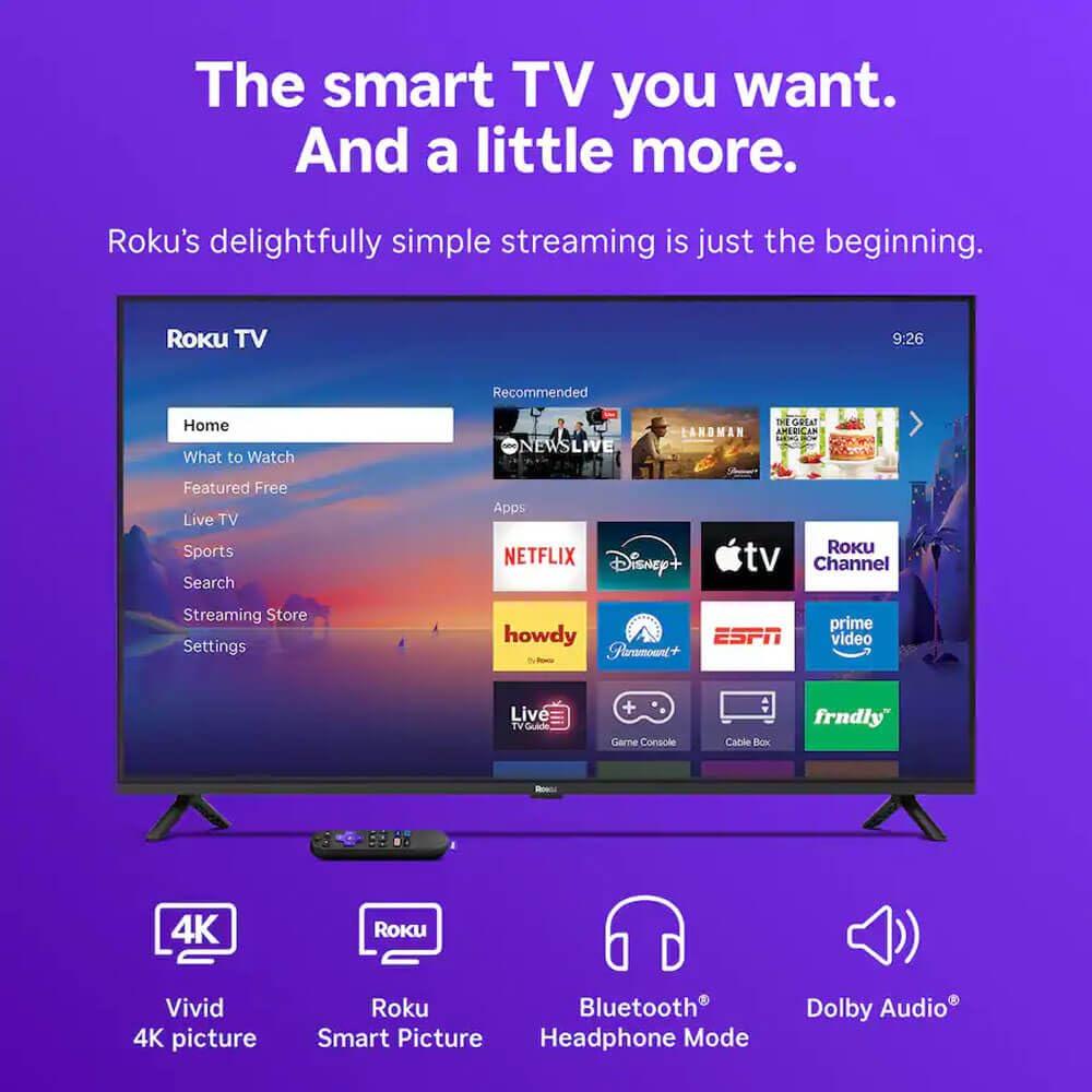 43" 4K Smart TV Y854