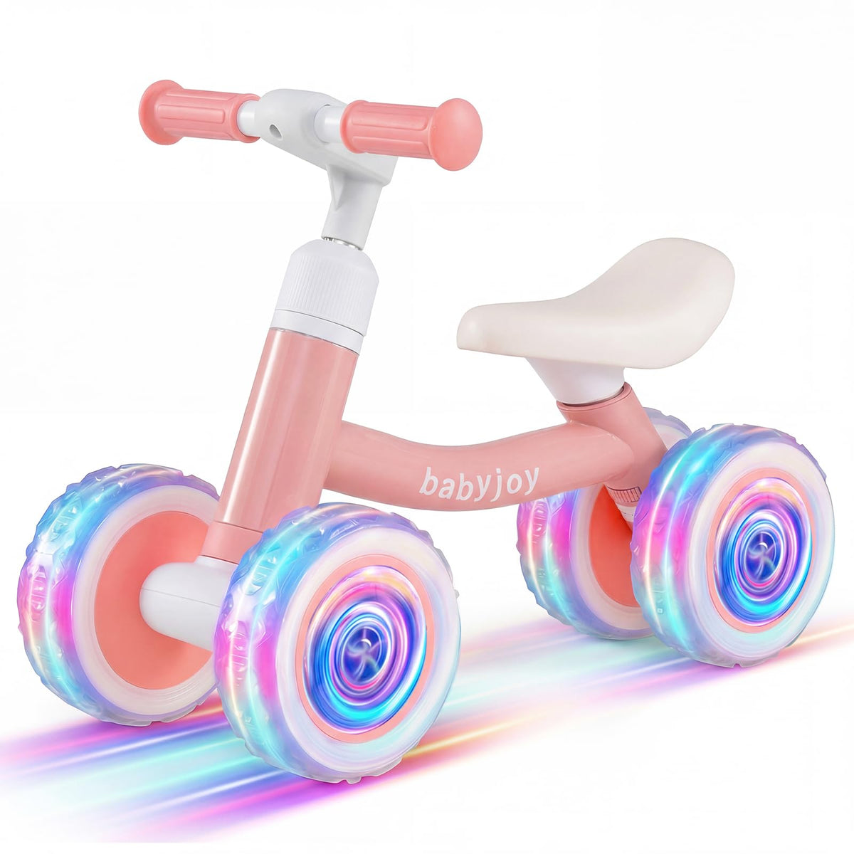 4 Wheels Toddler Balance Bike with Adjustable Handlebar & Seat P688520