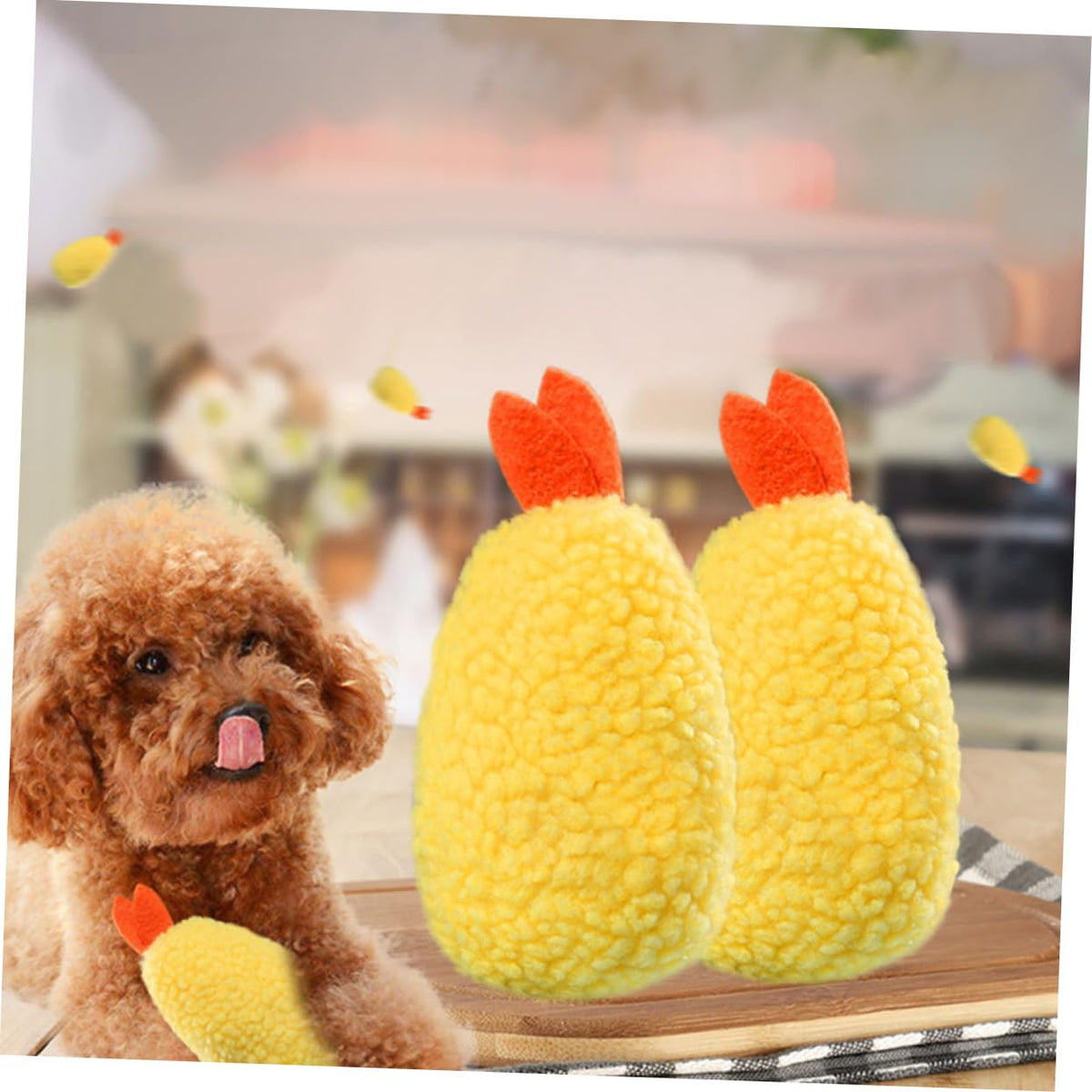 2 Pack Plush Squeaky Dog Toy K212499
