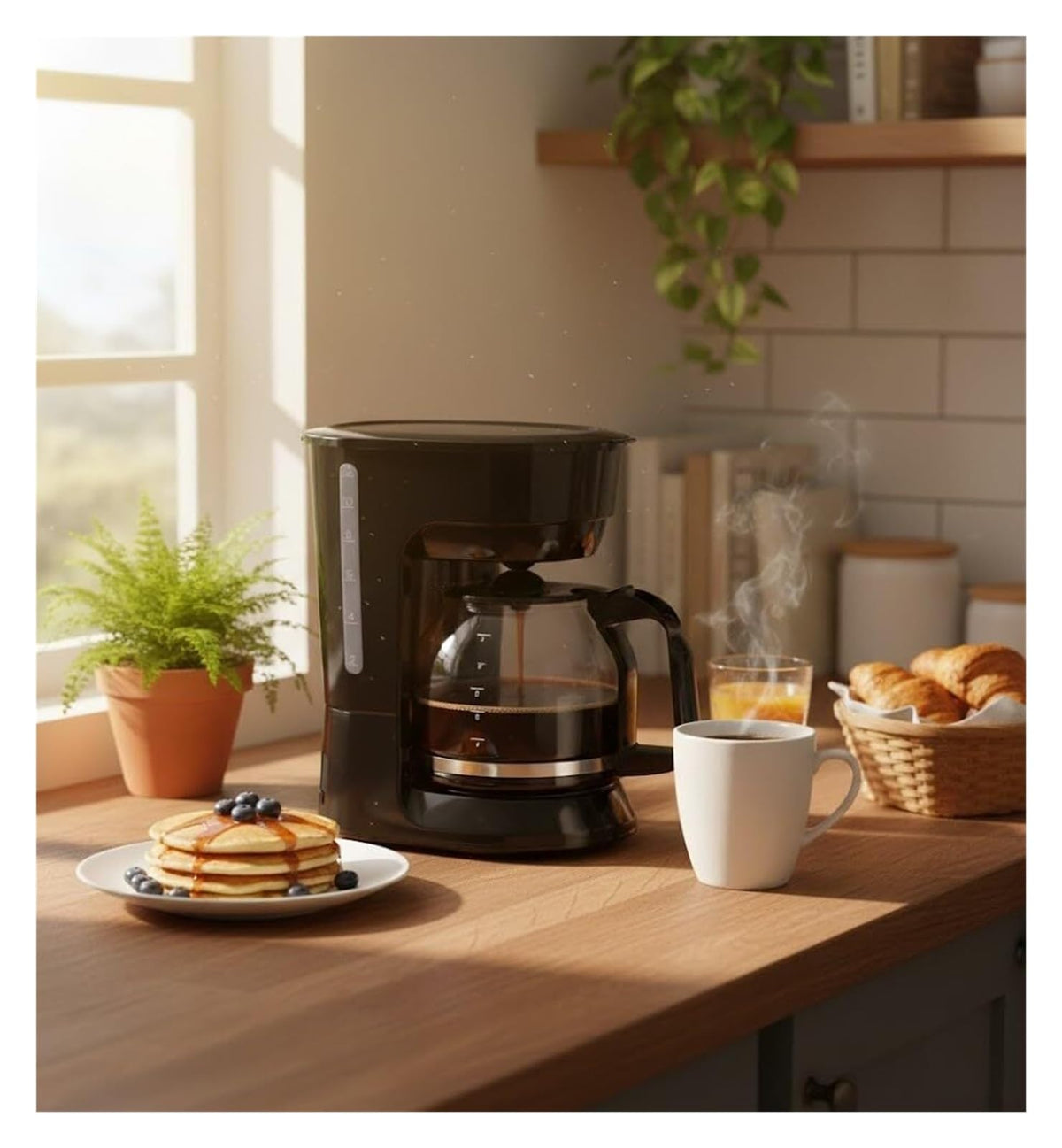 12-Cup Coffee Maker with Reusable Filter W688731