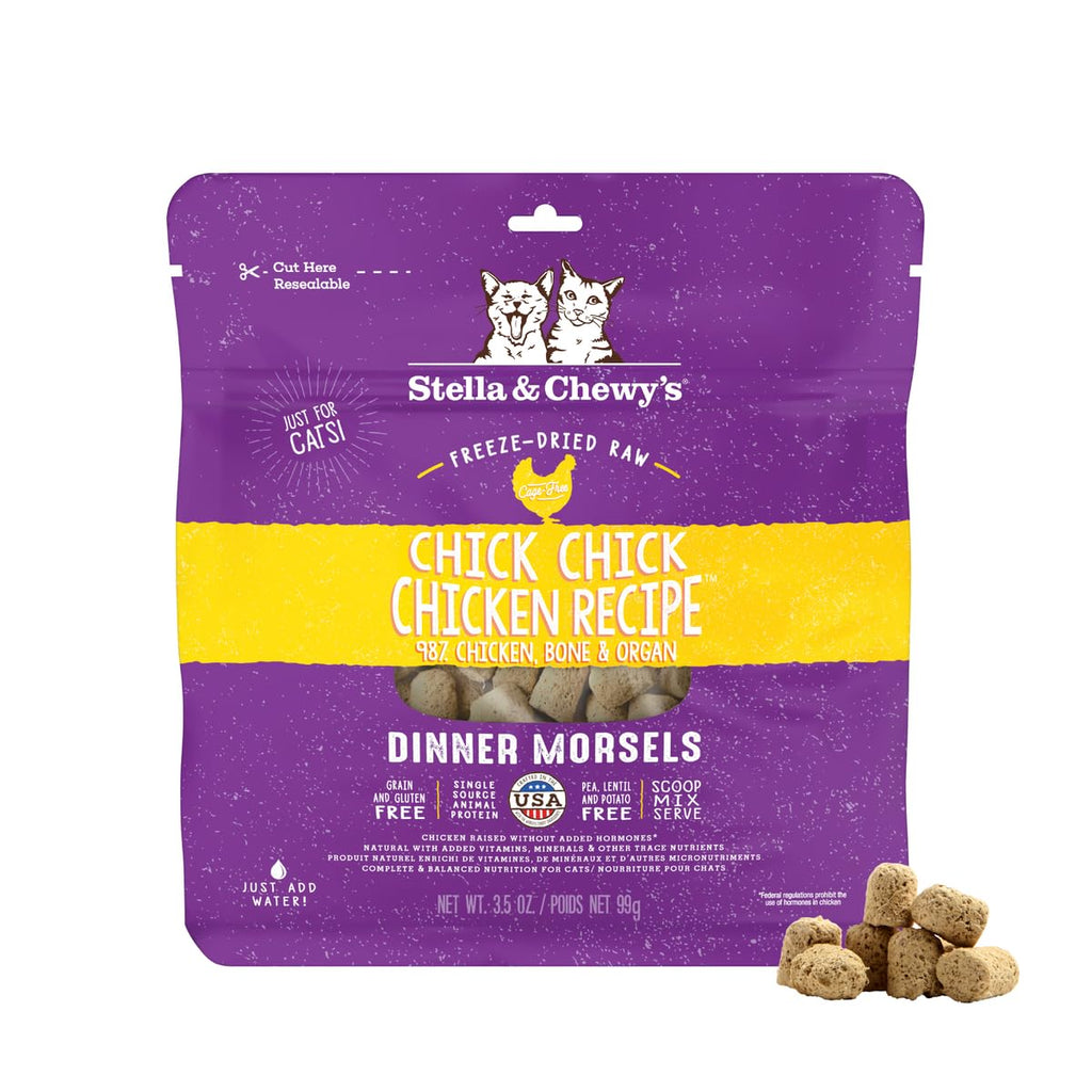 Freeze-Dried Raw Chicken Cat Food 3.5 oz A677763