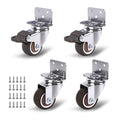 1" Low Profile Caster Wheels Set of 4 B46102