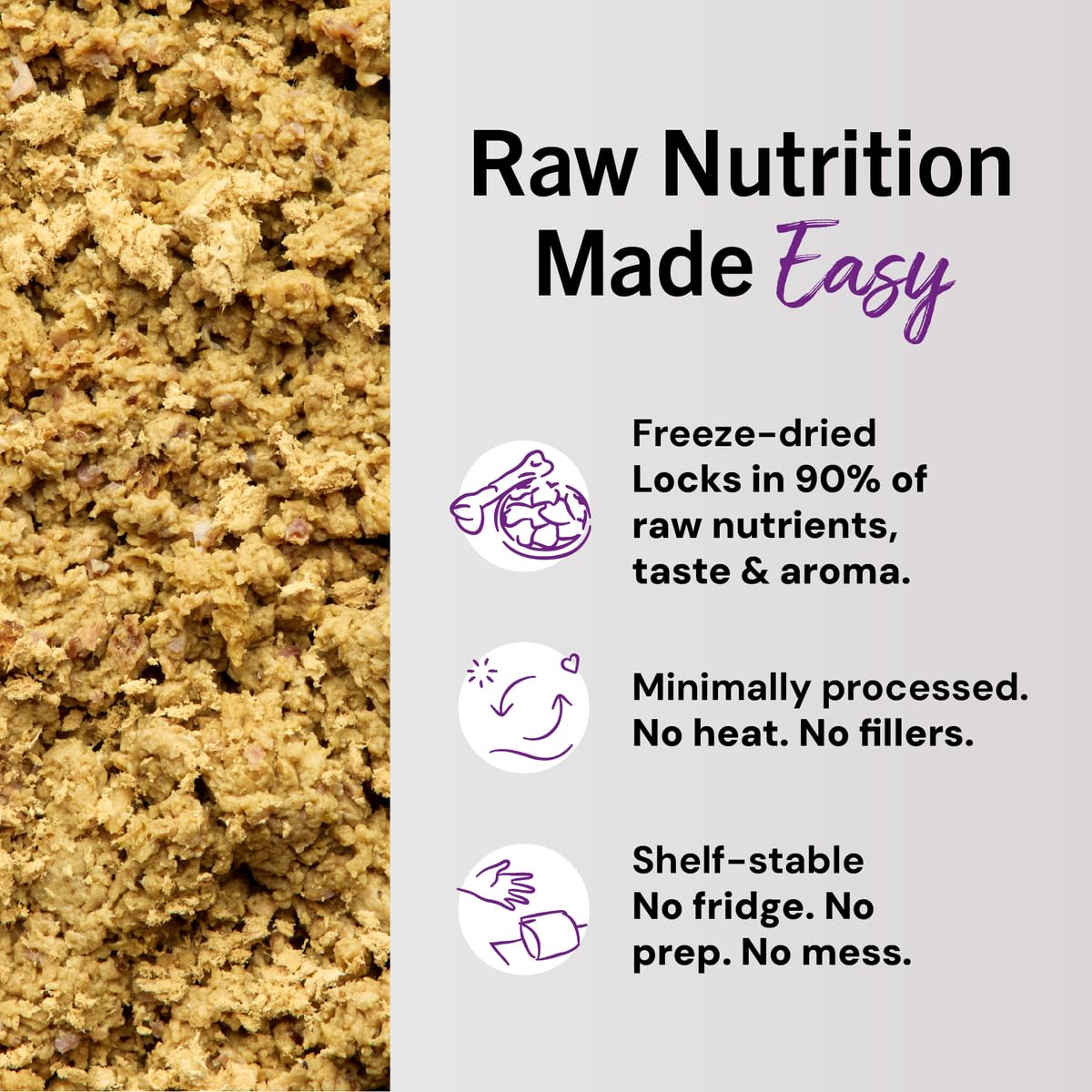 Freeze-Dried Raw Chicken Cat Food 3.5 oz A677763