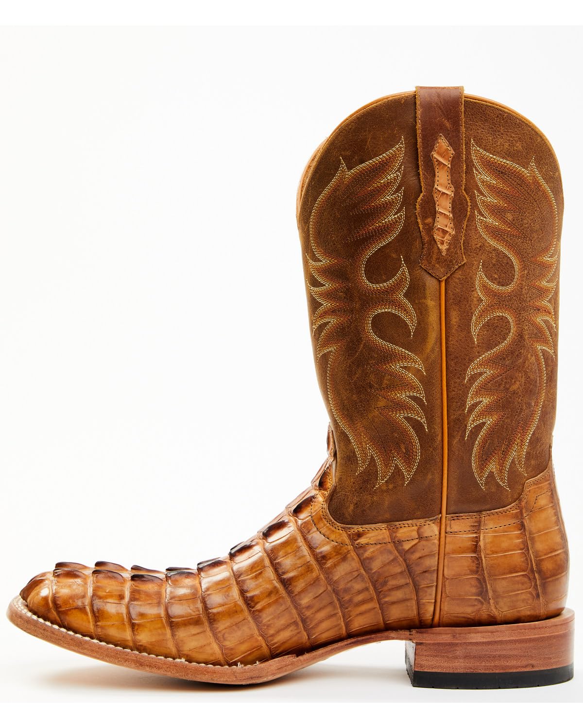 Caiman Cognac Western Boot O31488