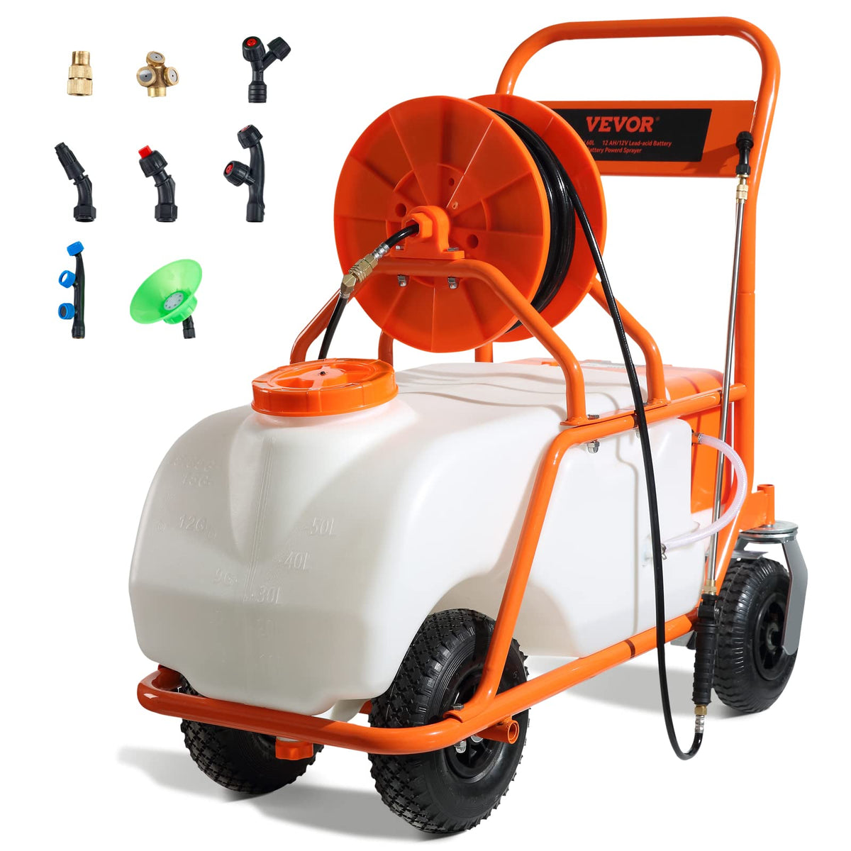 15 Gallon Battery Powered Garden Weed Sprayer with Surfactant K43972