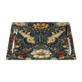 Vintage Butterfly Floral Woven Placemat 12X18 in J191