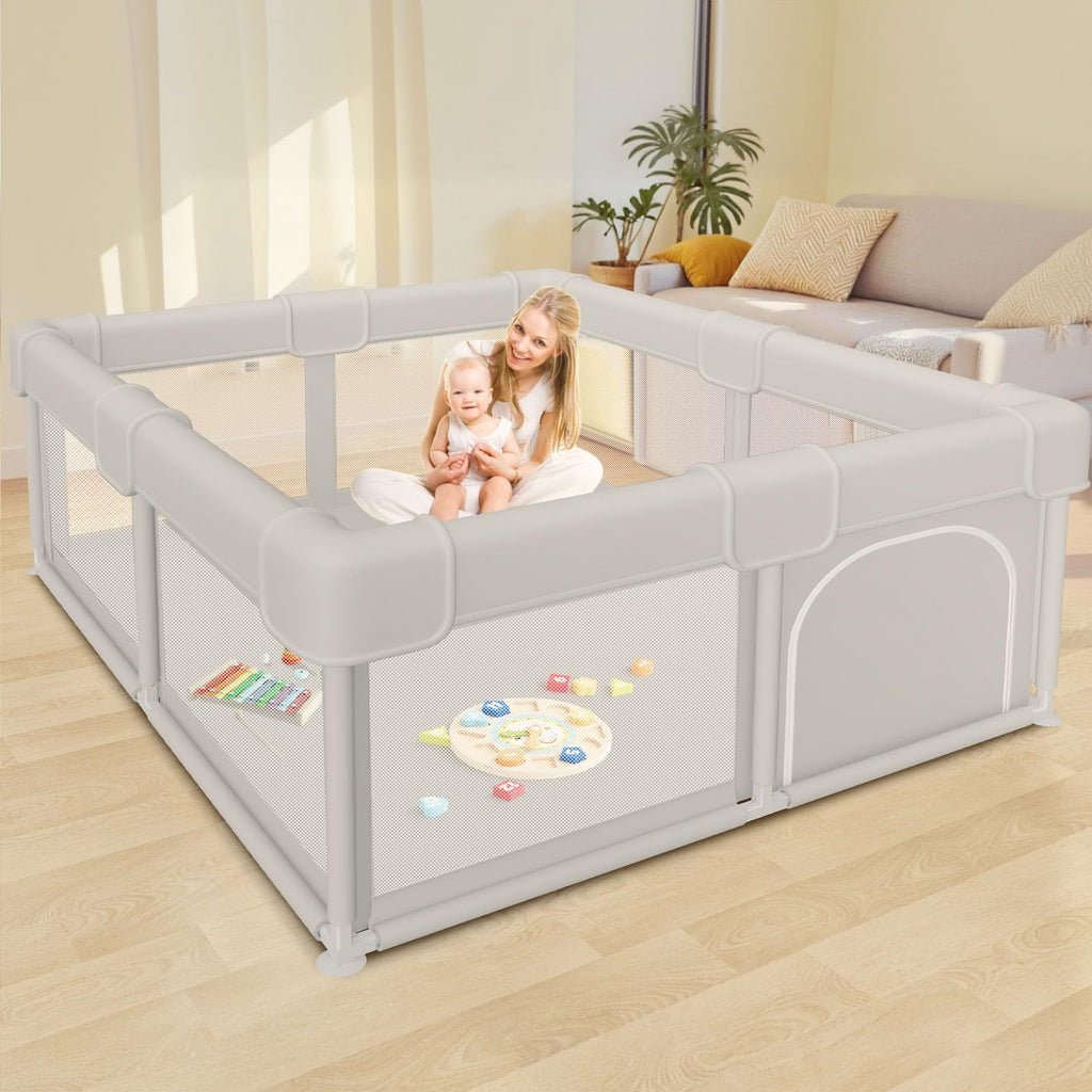 Baby Playpen with Gate W86777