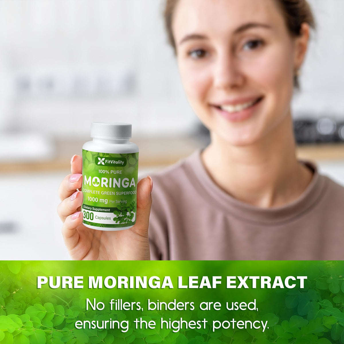 Moringa Capsules 300 Count Y664499