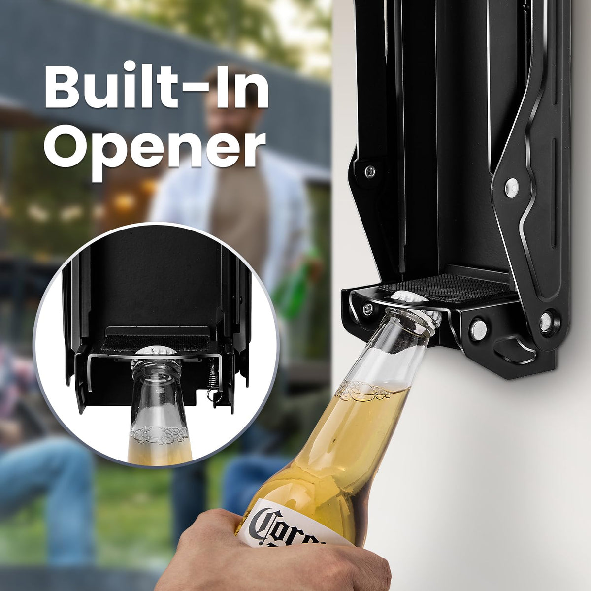 Wall Mounted Can Crusher for 8-16oz Aluminum Cans B396097