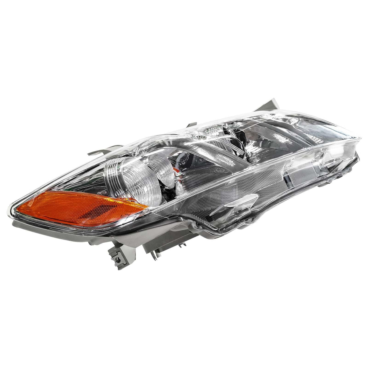 Chrome Clear Lens Projector Headlight Replacement Kit Pair of LH+RH X4424