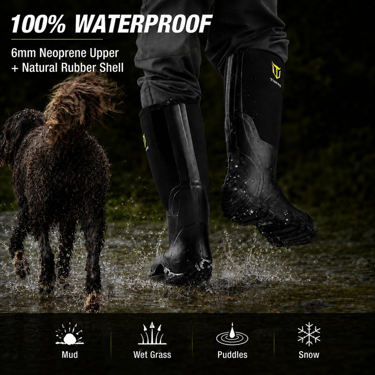 Rubber Boots with Steel Shank G85189