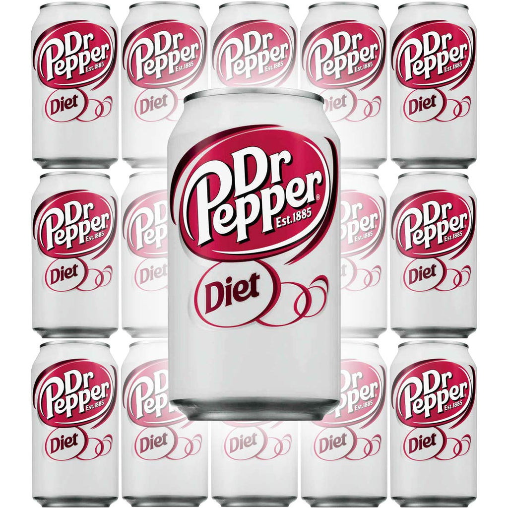 Diet Dr Pepper Soda 12 Fl Oz Cans Pack of 15 V50735
