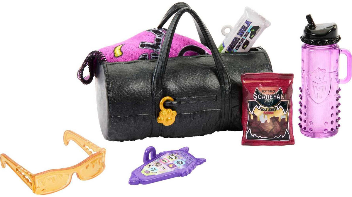 Monster High Doll with Pet Gargoyle Bulldog and Themed Accessories W37437