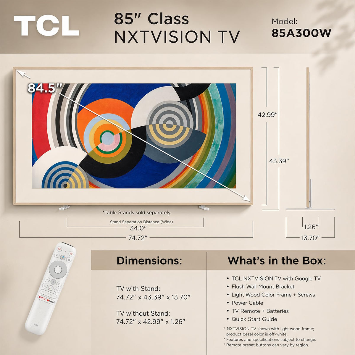85" QLED 4K Smart TV Z1811