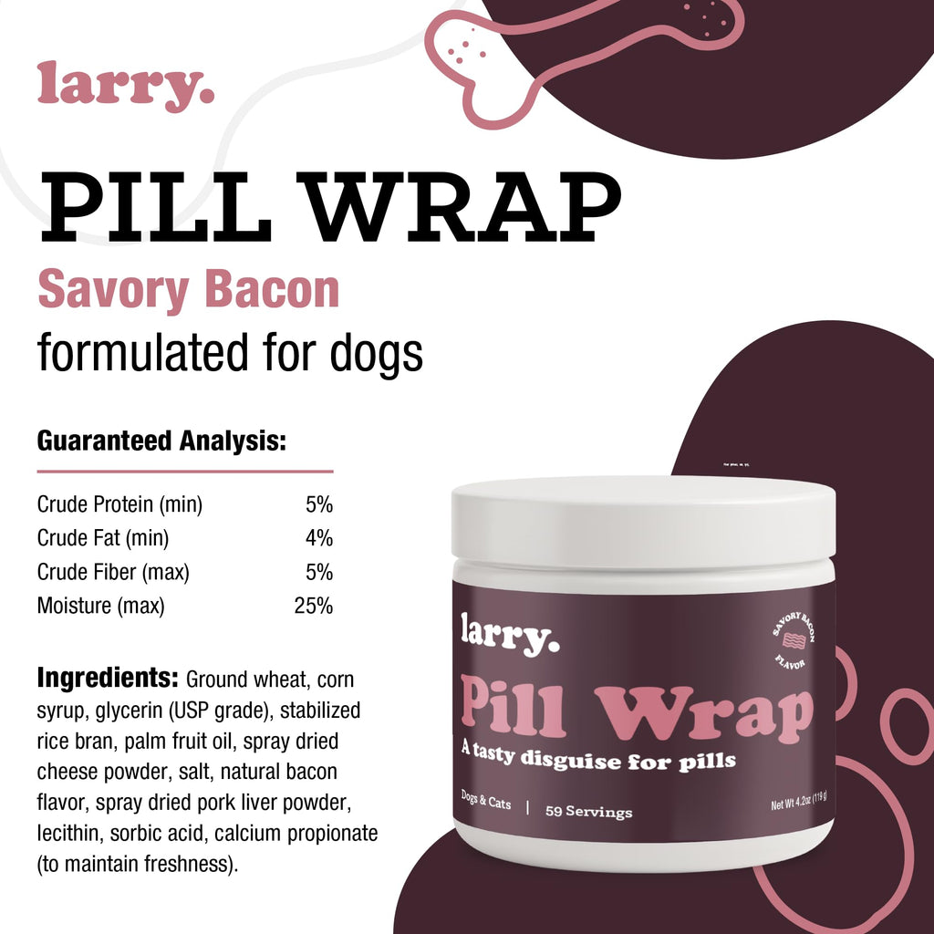 Pill Wrap Dogs Hide Medication Pockets 4.2 oz E538