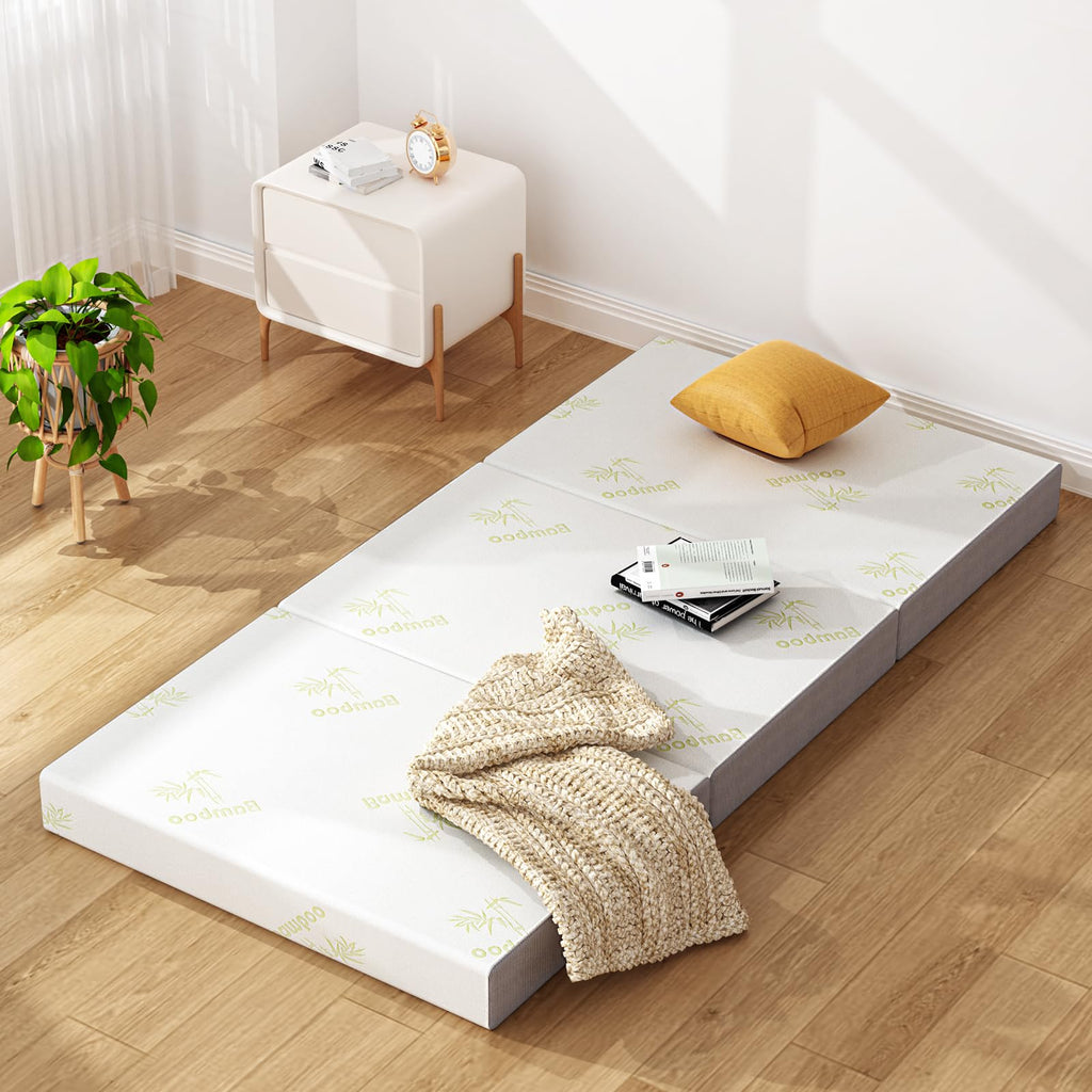 Twin 5 Inch Memory Foam Trifold Mattress A298