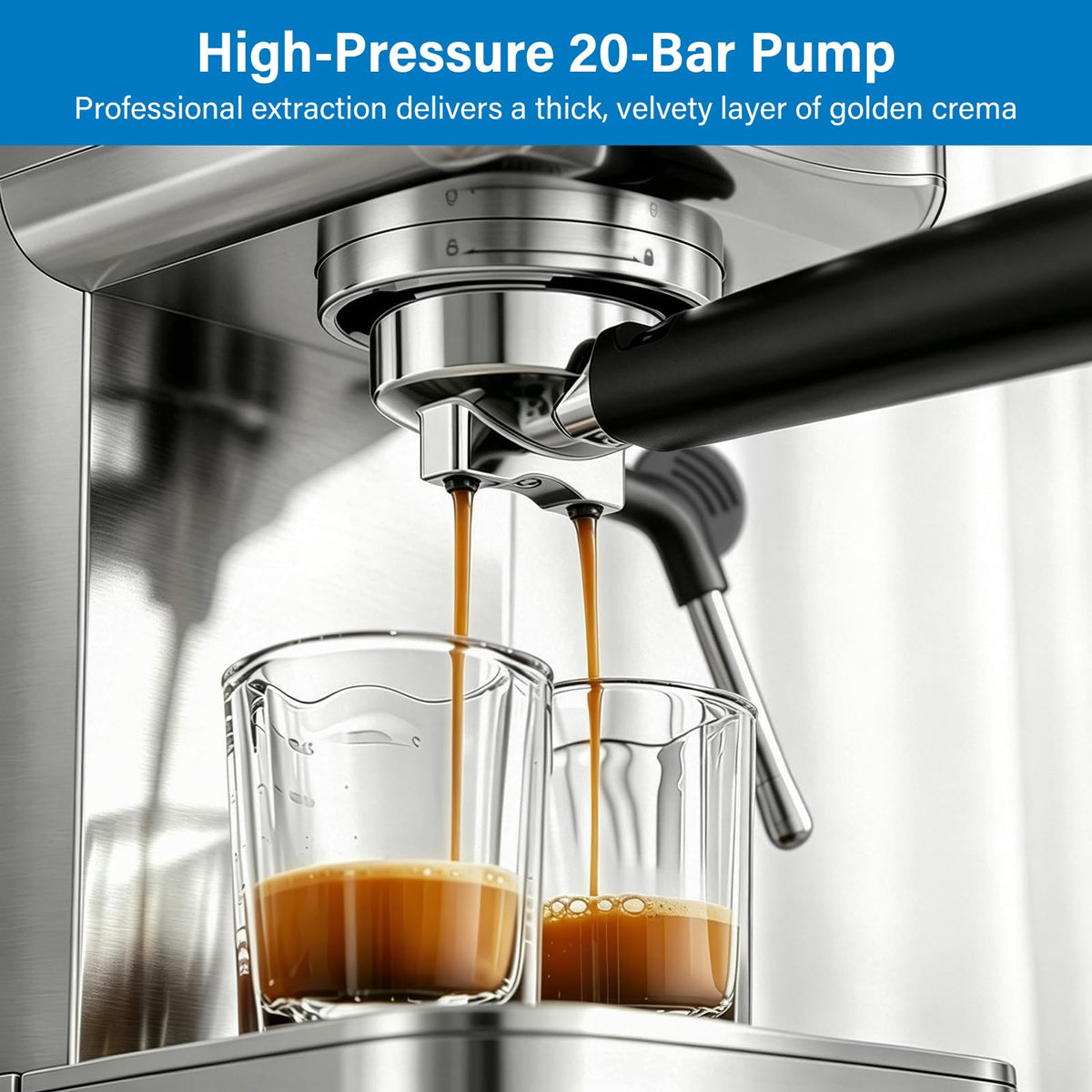 Cold Brew Espresso Machine with Milk Frother B63449